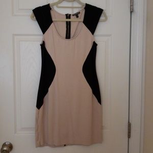 Express black & nude dress size 8